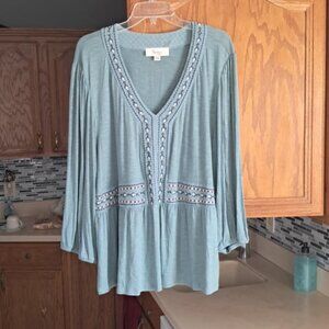 NATURE BY WESTBOUND WOMENS  TOP SIZE  2X